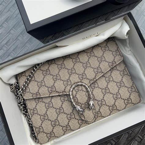 gucci dionysus wallet on chain white